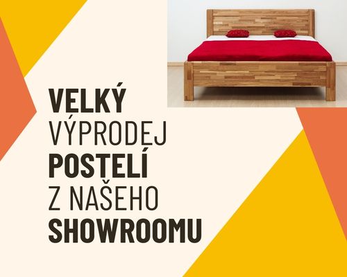 vyprodej postele showroom